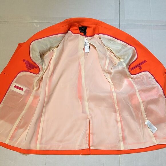 NEW J. Crew TOLLEGNO1900 women’s Italian stretch wool single button blazer size8 - Picture 10 of 12